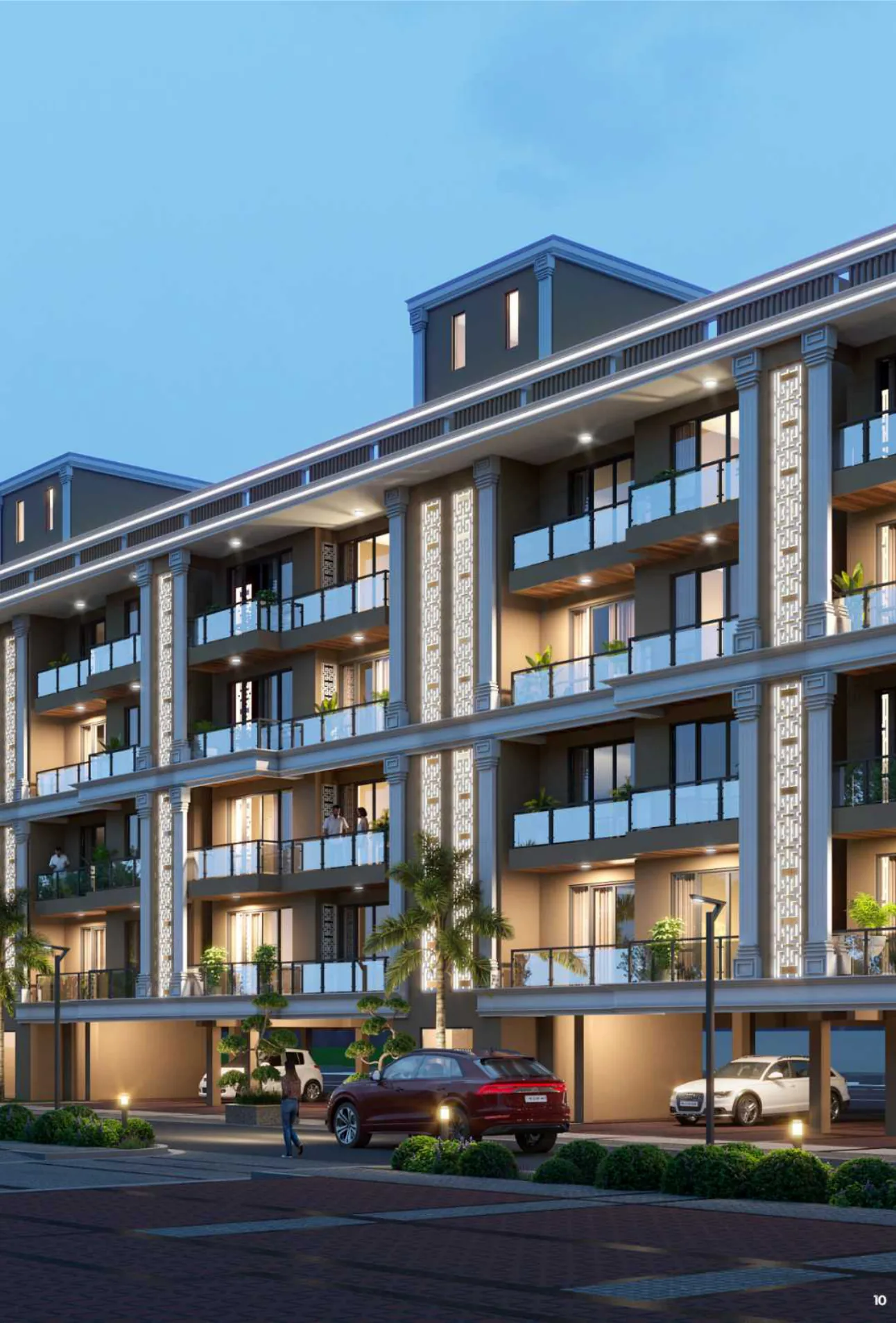 The Clermont — MIVAN-built 3BHK S+4 independent floors inside ONE City Hamlet-4, Sector 98, Mohali